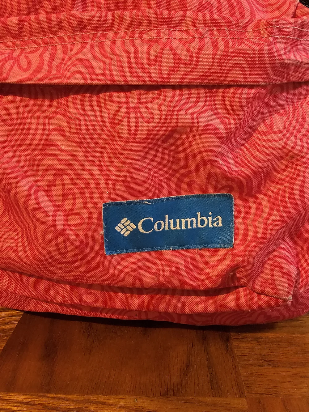 Columbia Pink Patterned Backpack -